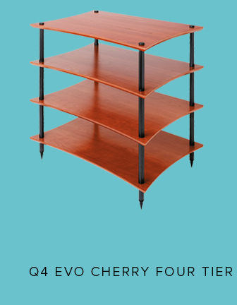 Quadraspire Q4 EVO Four Shelf Hi Fi Rack - Analogue Seduction